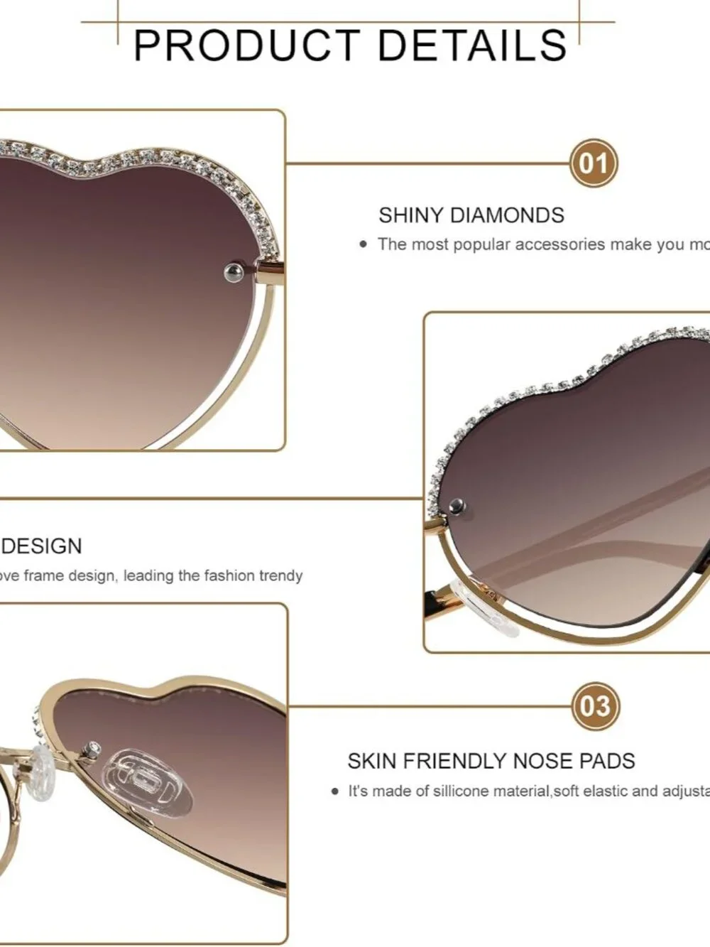 N/A trendy heart